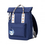 Xiaoyang curling fun casual backpack Blue
